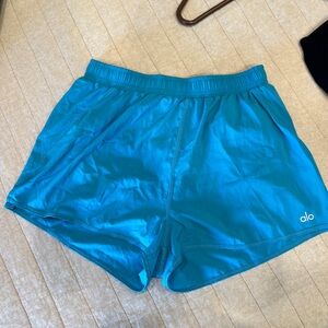 ALO Yoga Women's Vibrant Blue Athletic Shorts